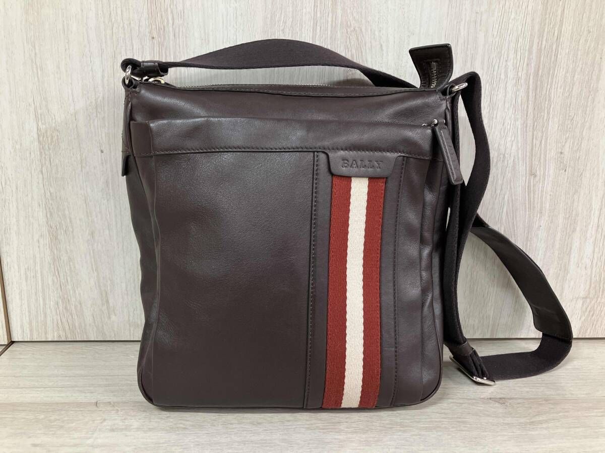 1円 【超人気!!】 BALLY バリー ショルダーバッグ ビジネス トレスポ 
