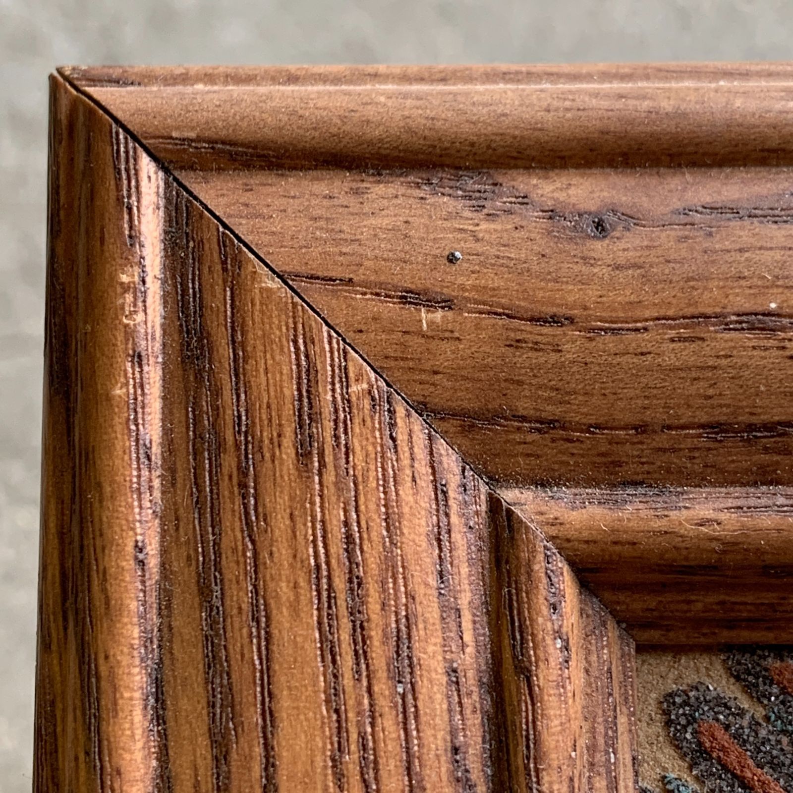 ナバホ族 サンドペインティング 砂絵 サンフェイス 壁掛け サイン入