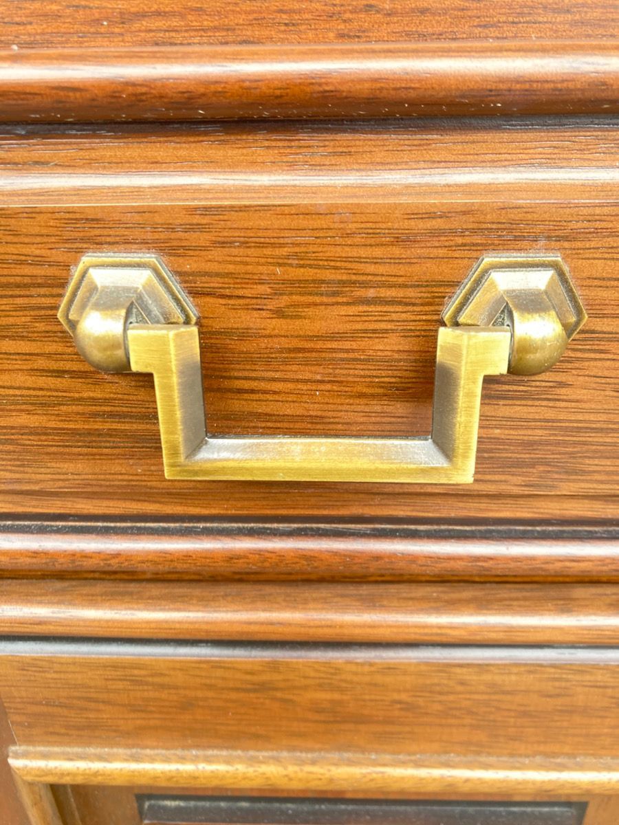 マルニ木工 ROYAL 地中海 電話台 FAX台 花台 キャビネット コンセント2