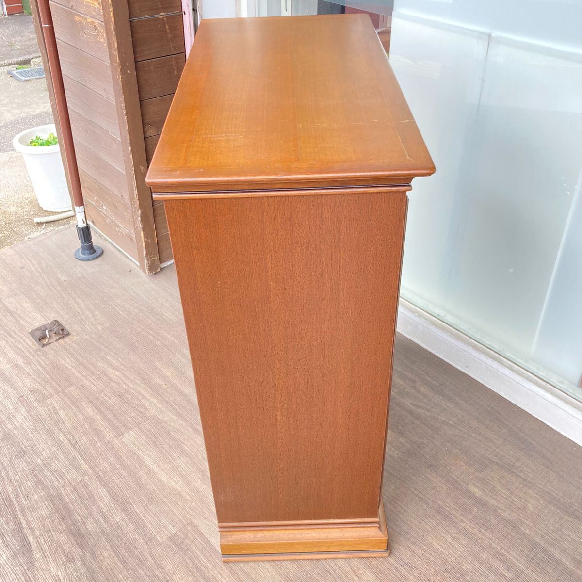 マルニ木工 ROYAL 地中海 電話台 FAX台 花台 キャビネット コンセント2