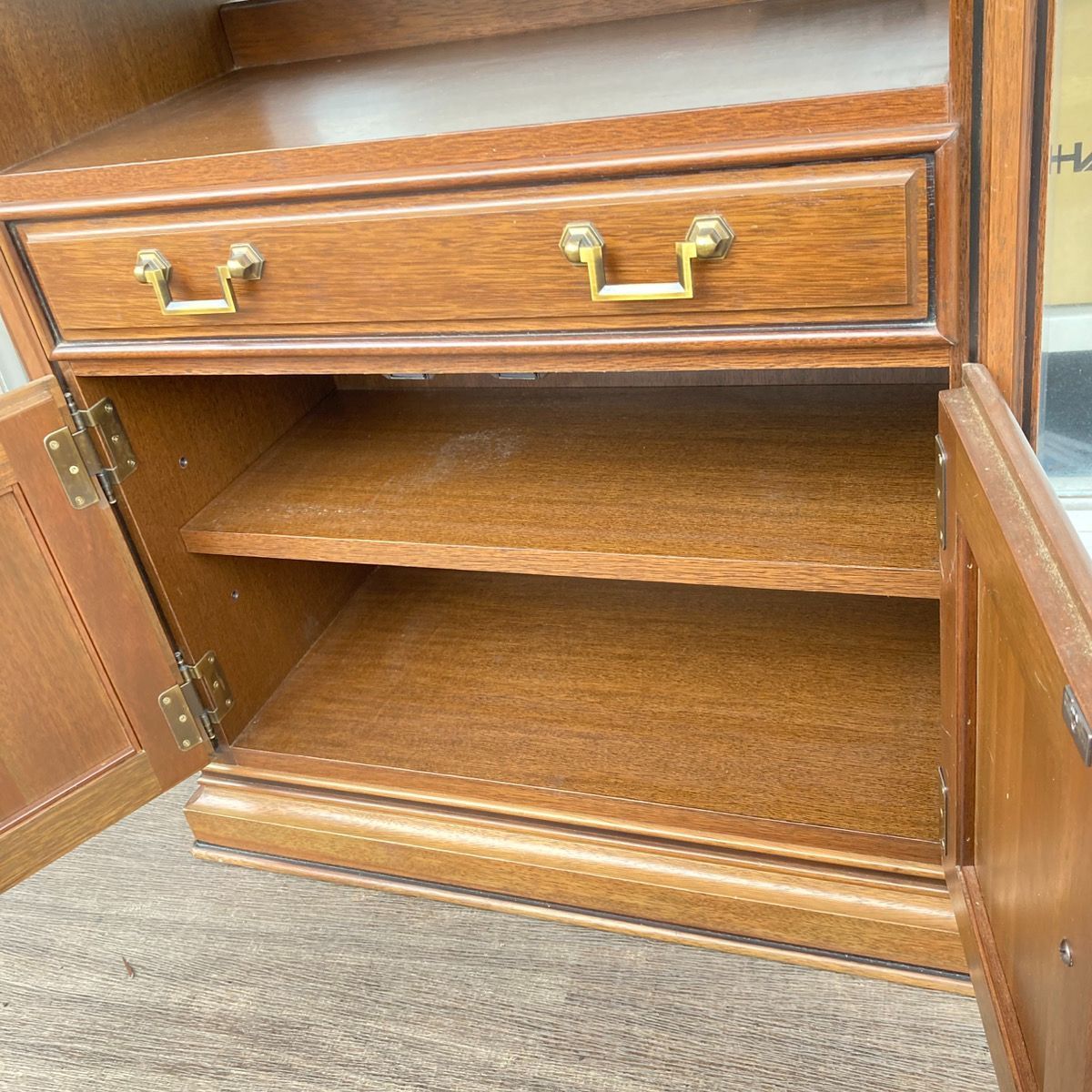 マルニ木工 ROYAL 地中海 電話台 FAX台 花台 キャビネット コンセント2