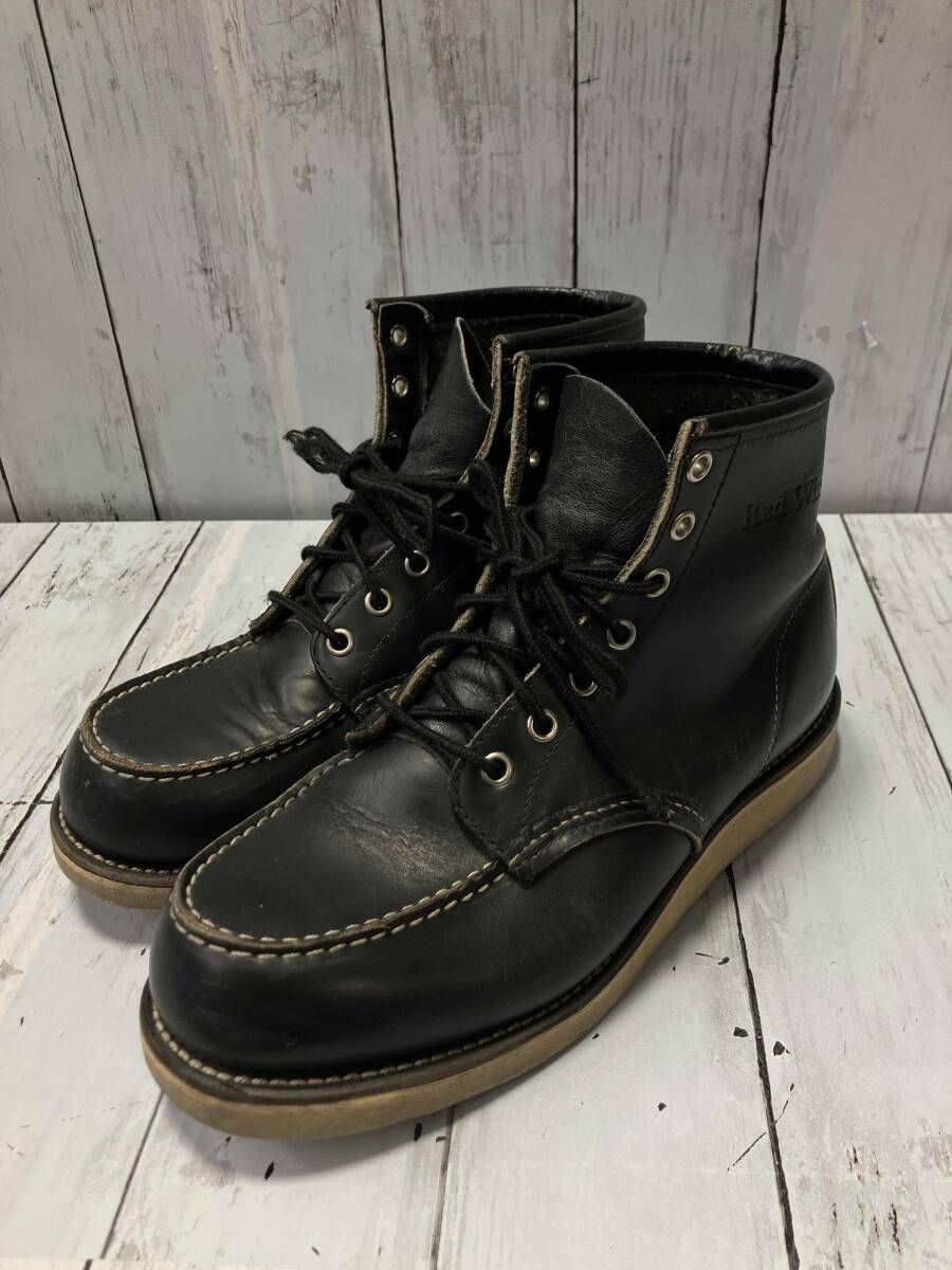 RED WING アイリッシュセッター 刺繍羽タグ ブラック 26.5cm - メルカリ