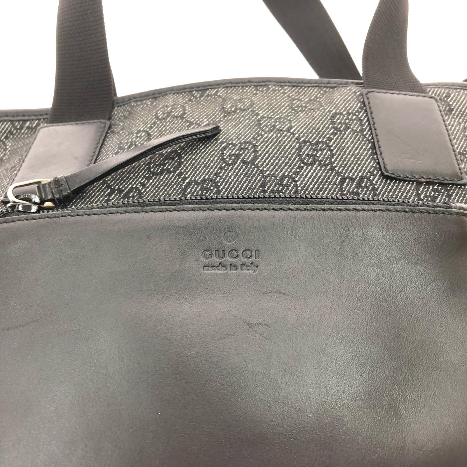 ▽▽GUCCI グッチ レディース トートバッグ GGキャンバス レザー 