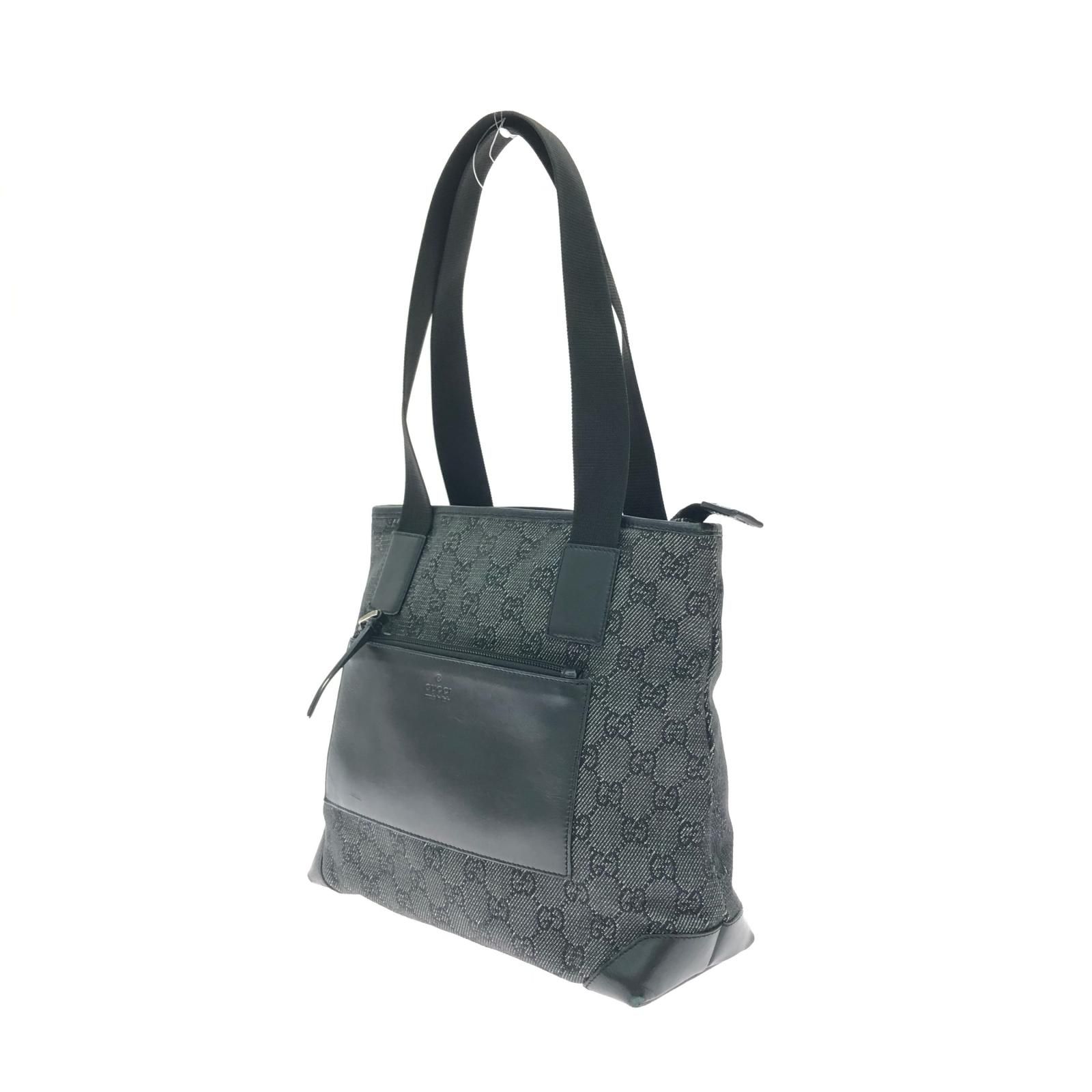 ▽▽GUCCI グッチ レディース トートバッグ GGキャンバス レザー 