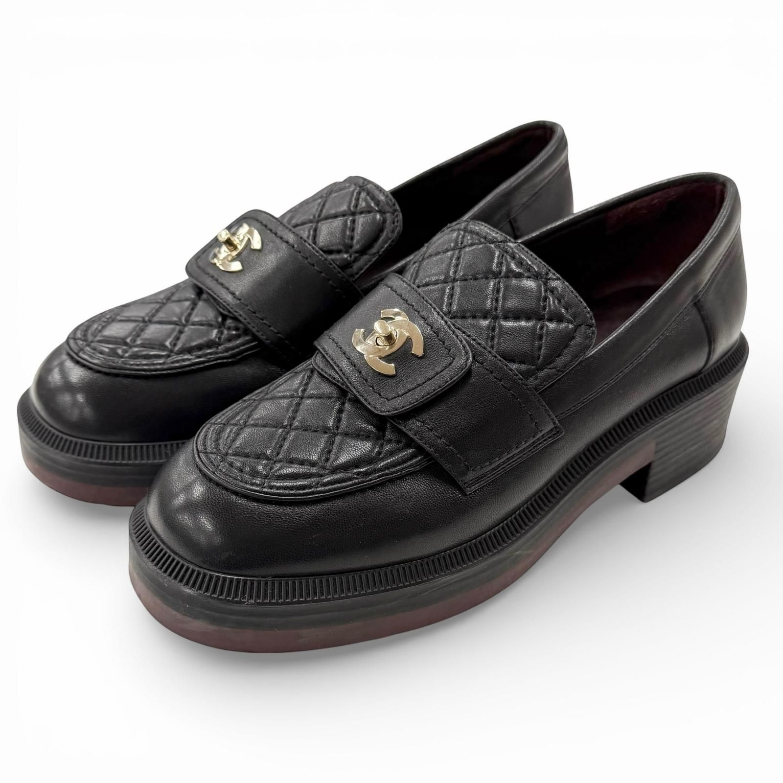 ドンドン見直し】良品◇CHANEL シャネル G38147 ココマークターン