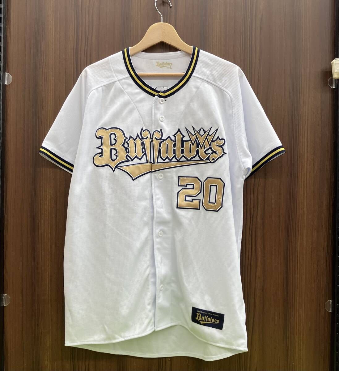 オリックスバファローズ 阿部翔太 ユニフォーム #20 サイズL ホワイト
