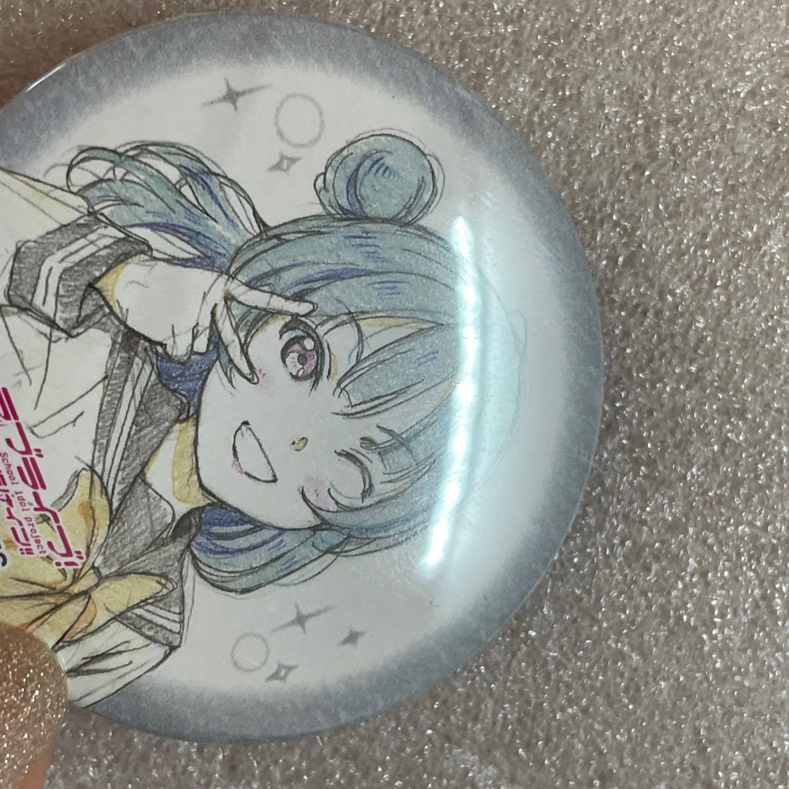 ラブライブ サンシャイン 展示会 缶バッジ 原画 津島善子 Y7 - メルカリ