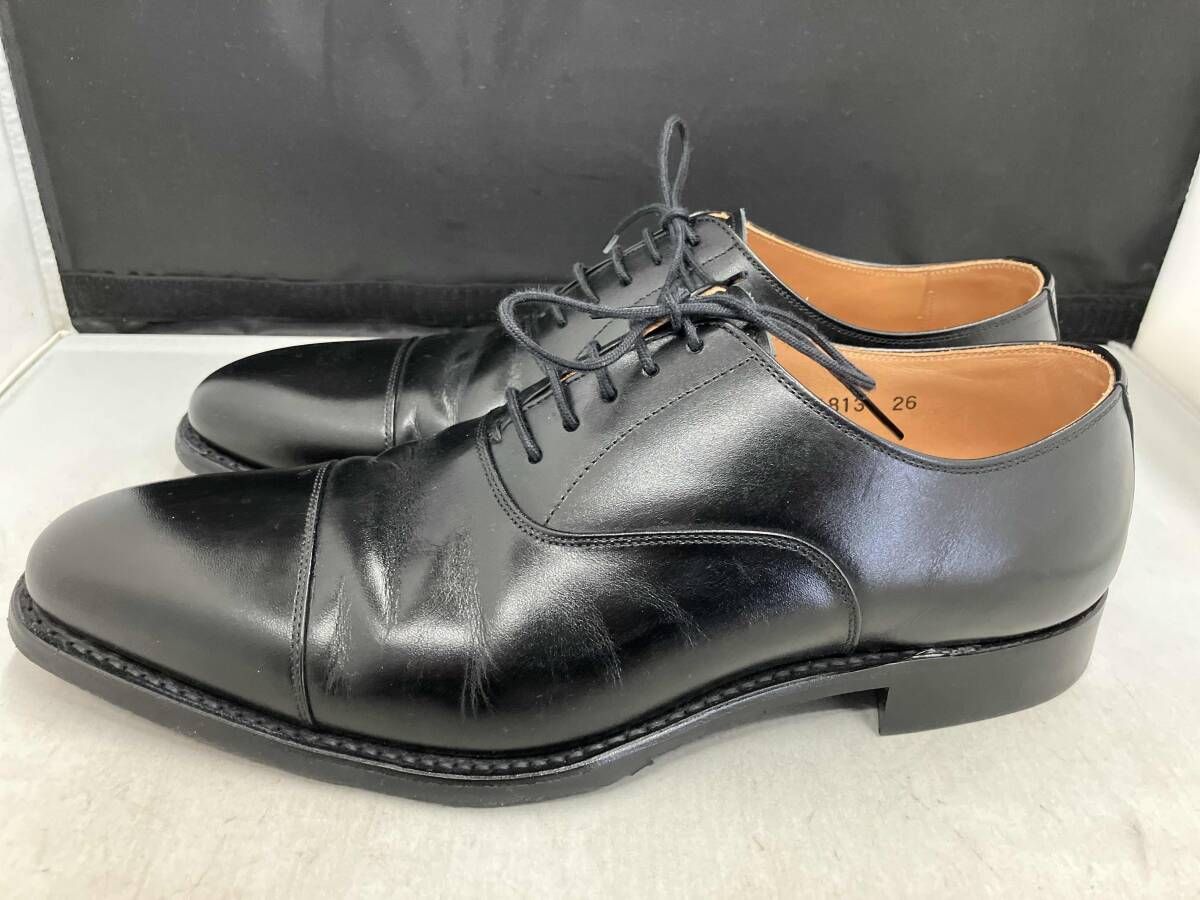 SCOTCH GRAIN/ビジネスシューズ/26cm/ブラック/革靴/スコッチグレイン