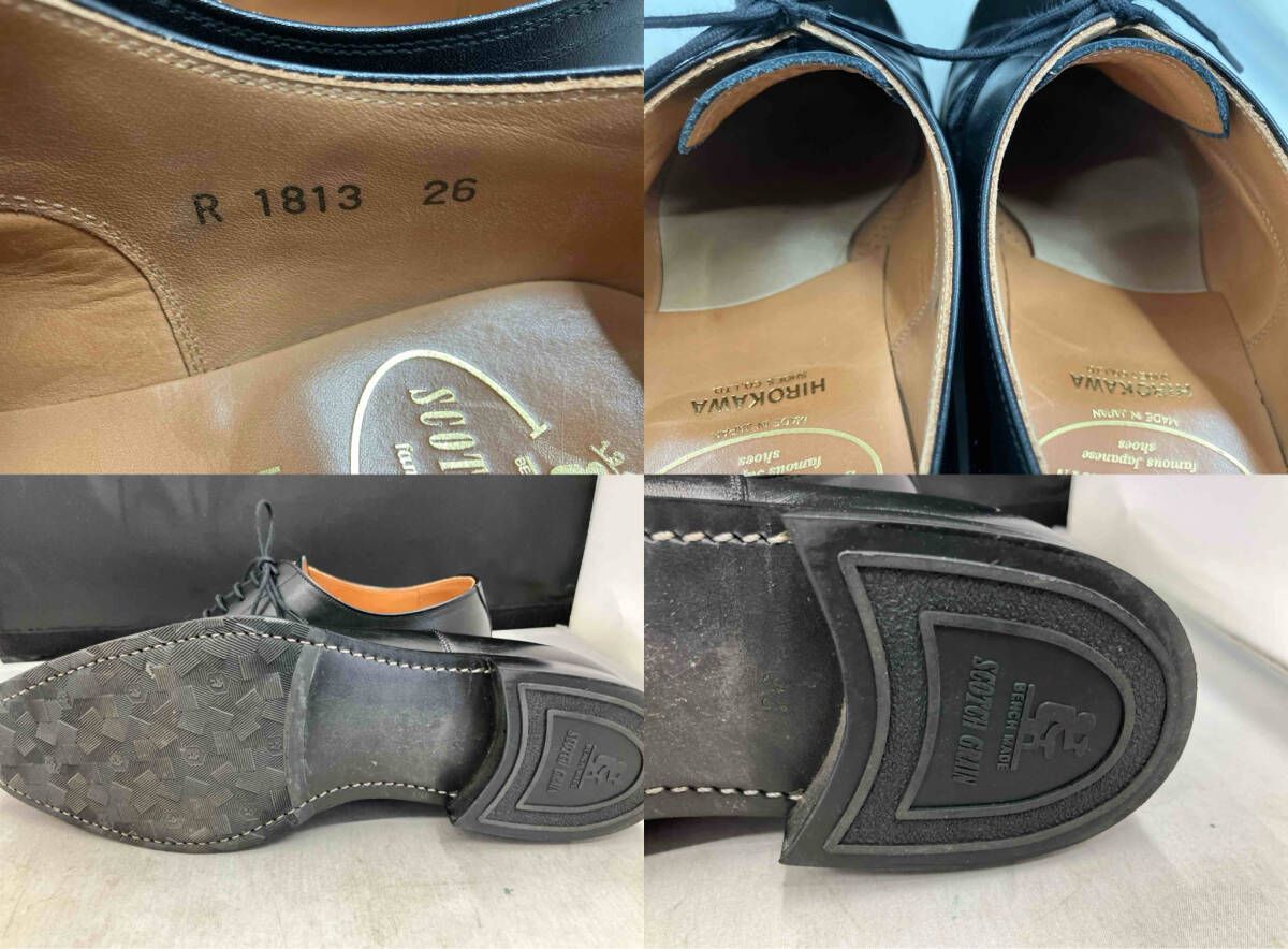 SCOTCH GRAIN/ビジネスシューズ/26cm/ブラック/革靴/スコッチグレイン