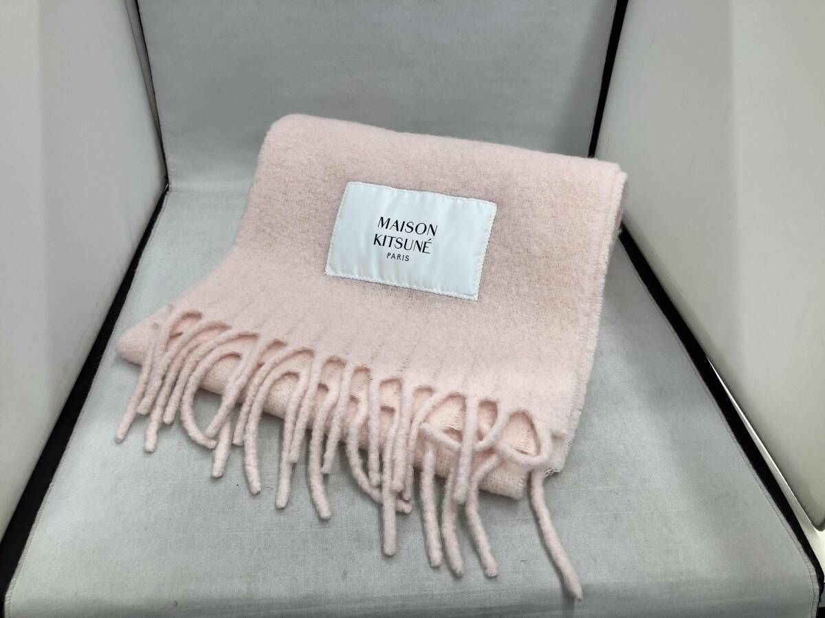 MAKSION KITSUNE / メゾンキツネ ストール・マフラー ピンク ナイロン