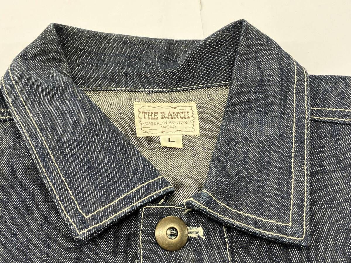THE RANCH デニムプルオーバー 長袖シャツ USA製 size L - メルカリ