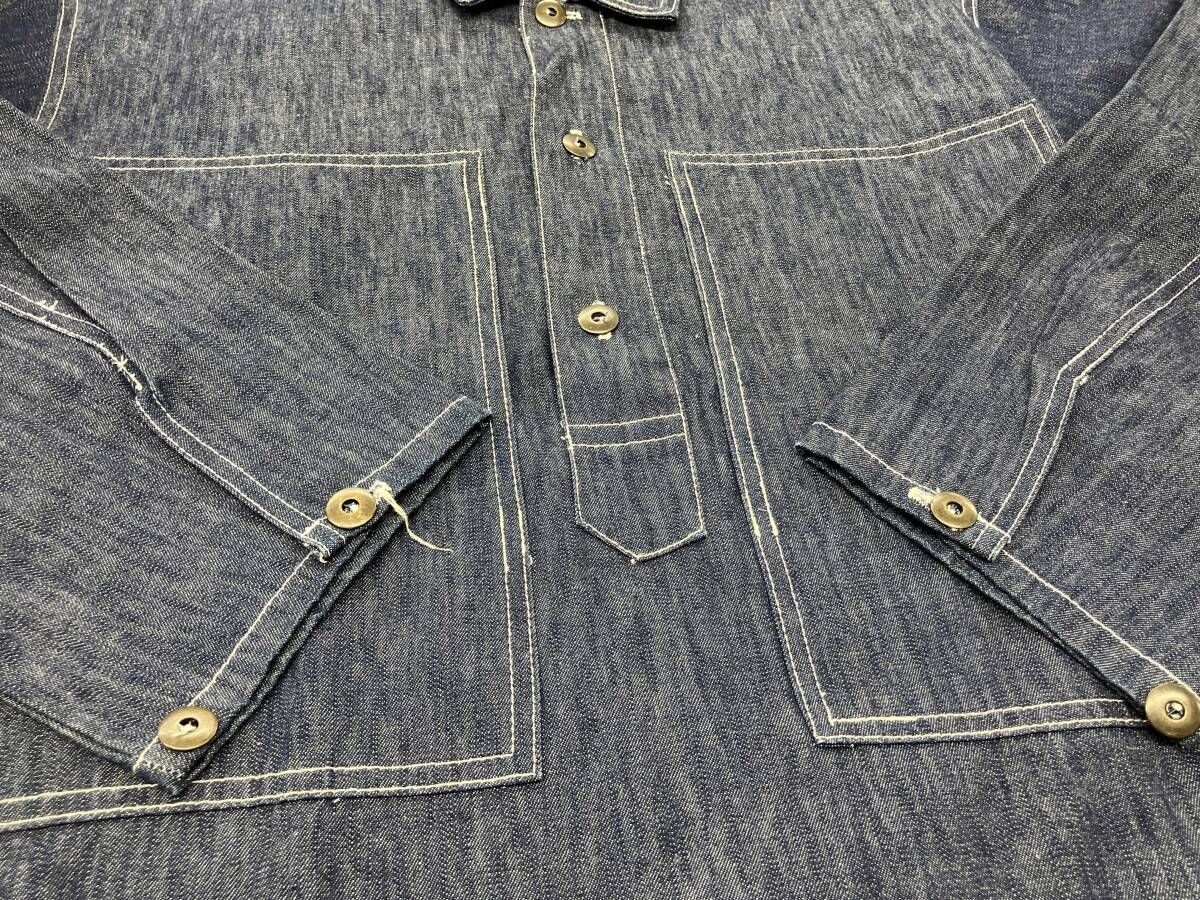 THE RANCH デニムプルオーバー 長袖シャツ USA製 size L - メルカリ