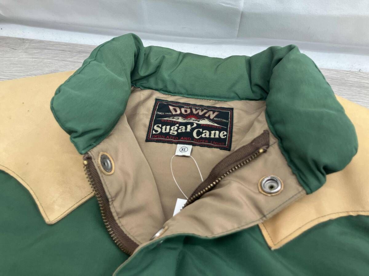 Sugar Cane ダウンベスト XL オリーブ SUGAR CANE シュガーケーン