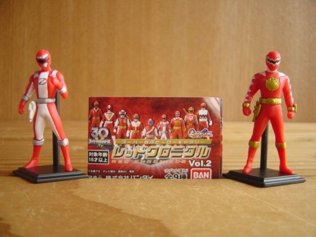 ♯Fbw09HE スーパー戦隊ヒーロー レッド クロニクル2 人気2種 - メルカリ