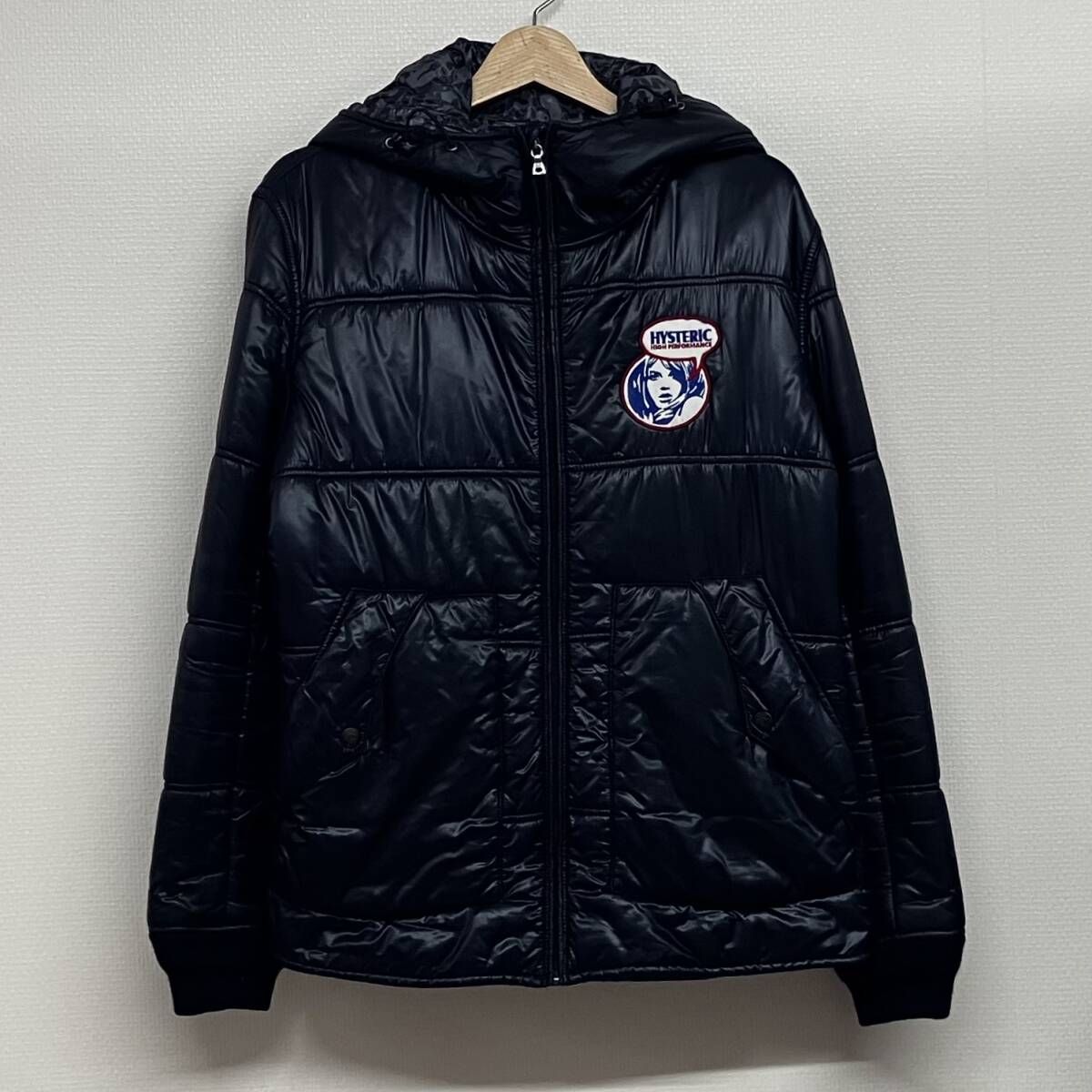 HYSTERIC DOWN JACKET BLACK ヒステリック ブラック ダウンジャケット 