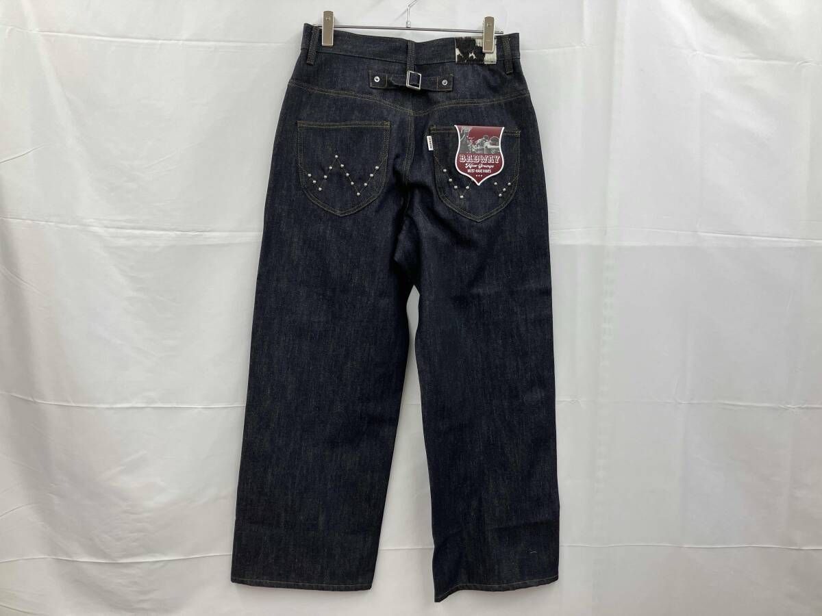 BADWAY バッドウェイ Classic Studs Denim Pants スタッズデニム 4