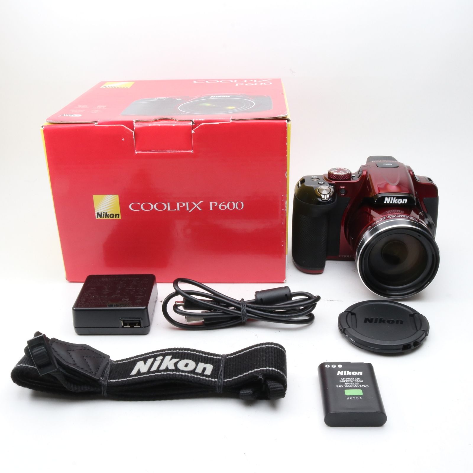 Nikon COOLPIX P600 レッド P600RD デジタルカメラ ニコン