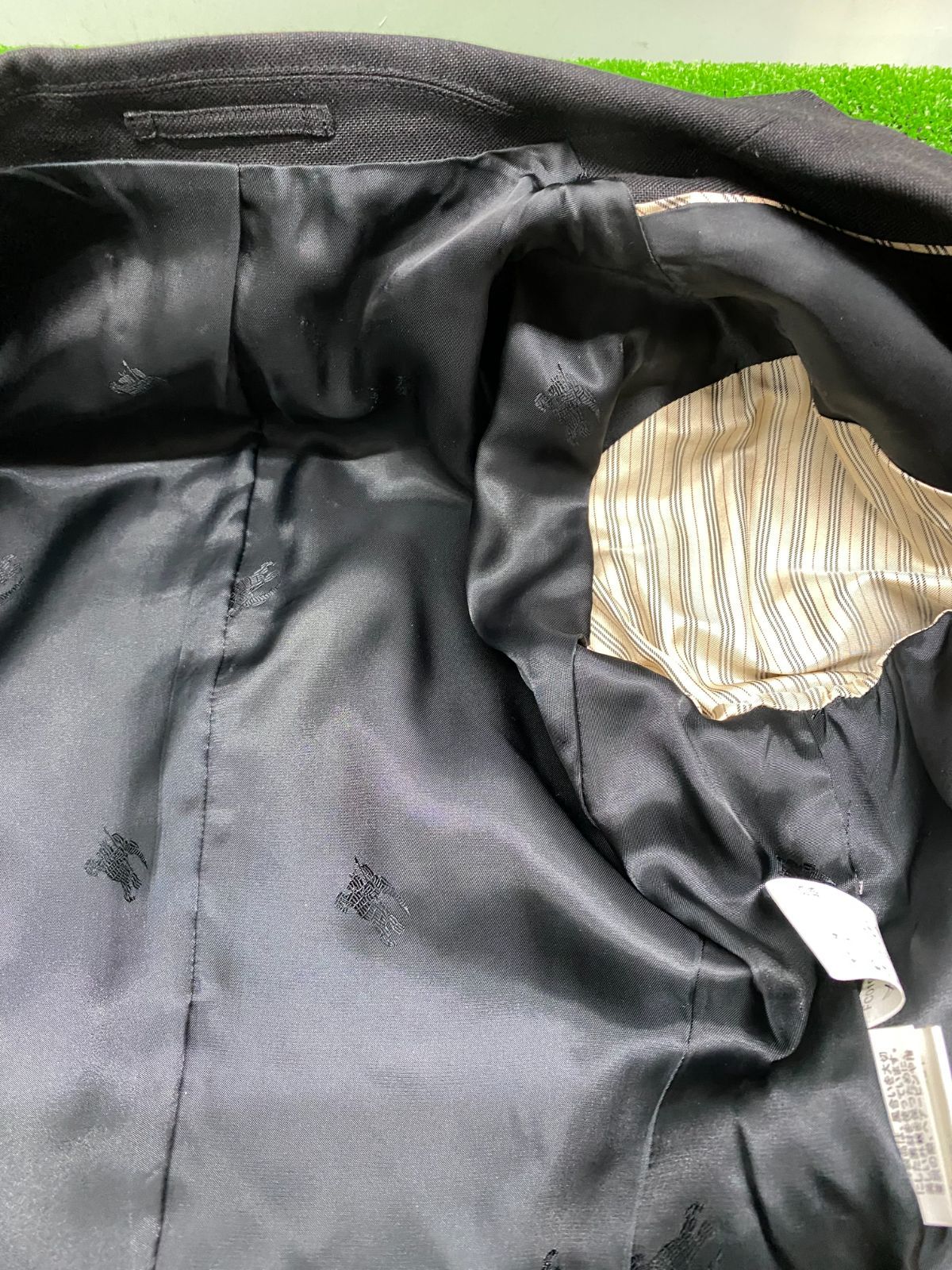 【美品】バーバリー 160A フォーマル セットアップ シャツ 3点セット ○Burberry バーバリー レディース スーツ セットアップ ジャケット