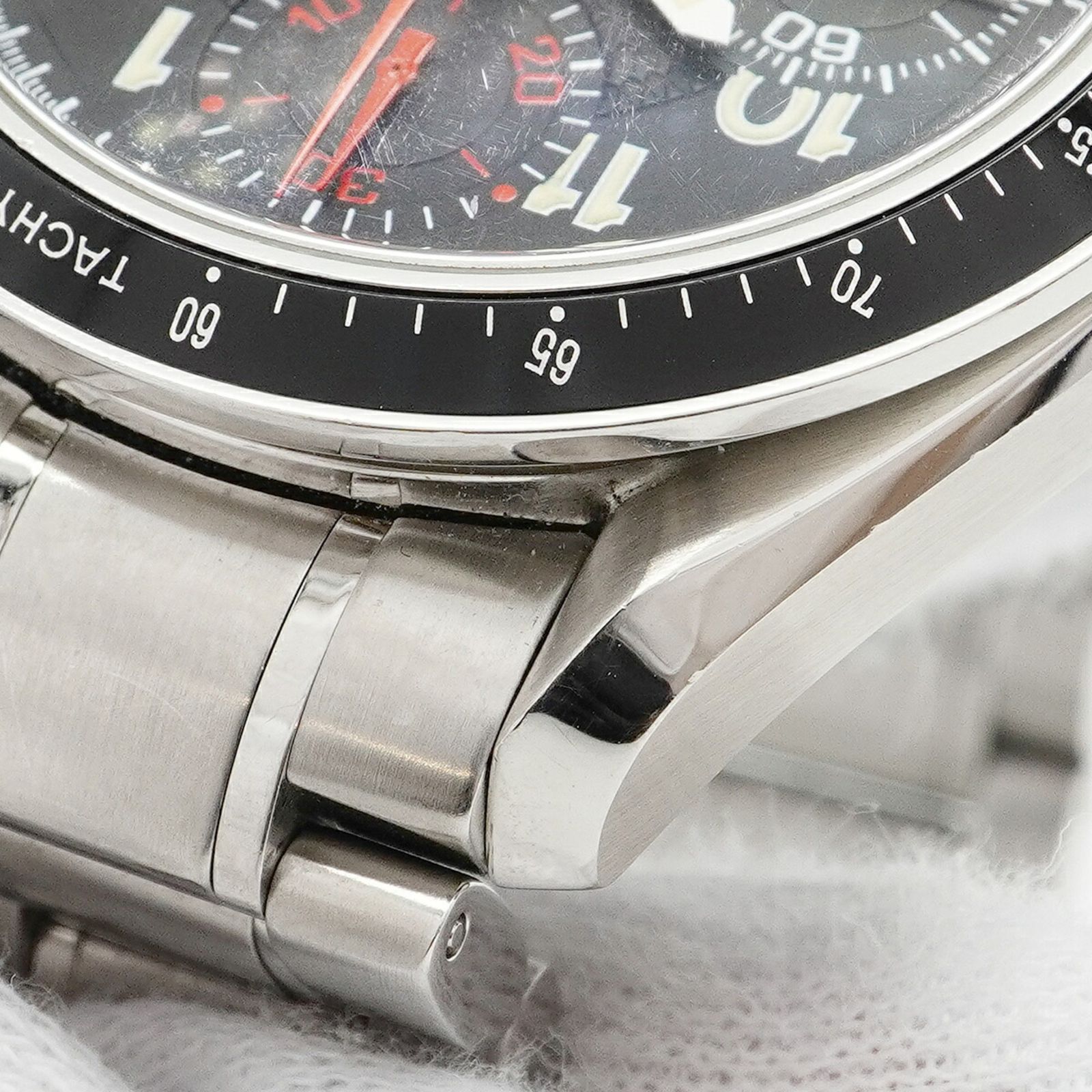 黒文字盤腕時計 メンズ