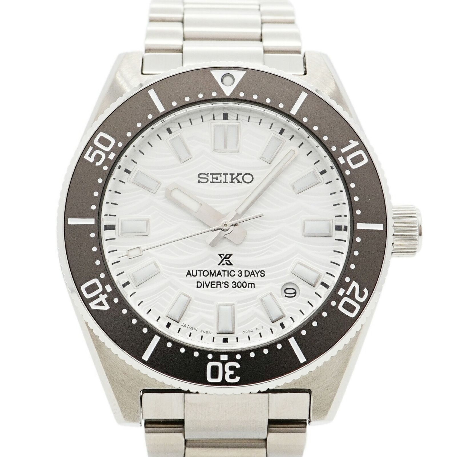 セイコー プロスペックス SBDC213 6R55-0AK0 シルバー文字盤腕時計 メンズ