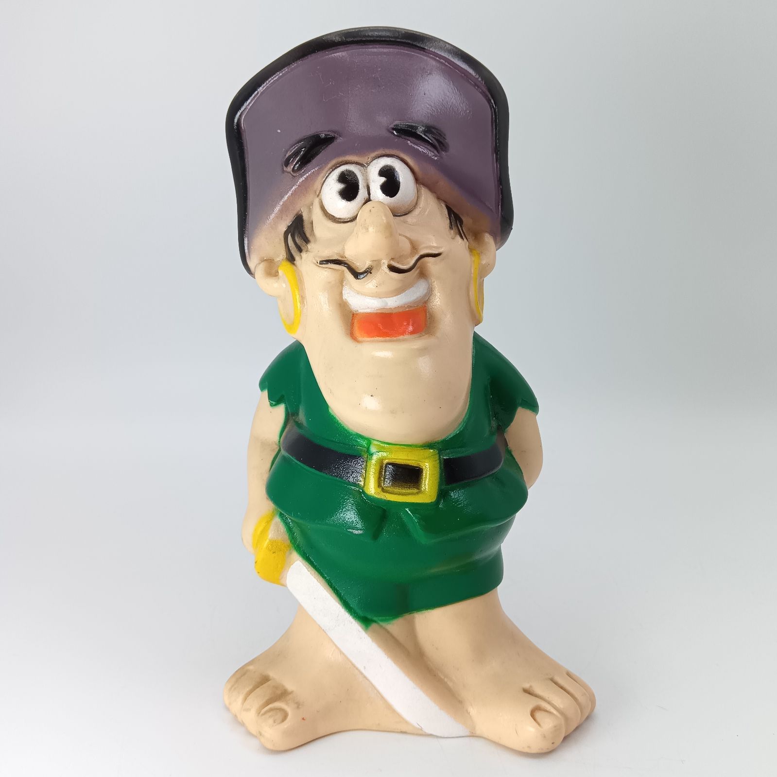 激レア 1970's ジーンラフーテ ビンテージ 貯金箱 アドバタイジング 裏