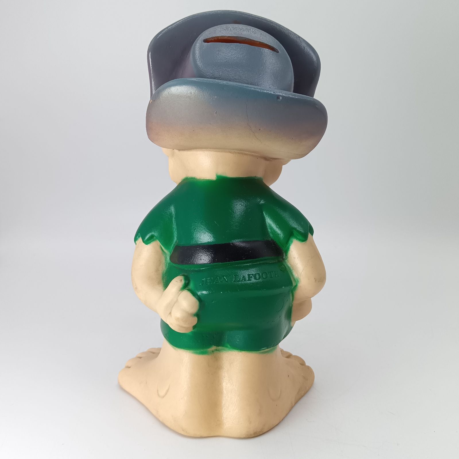 激レア 1970's ジーンラフーテ ビンテージ 貯金箱 アドバタイジング 裏