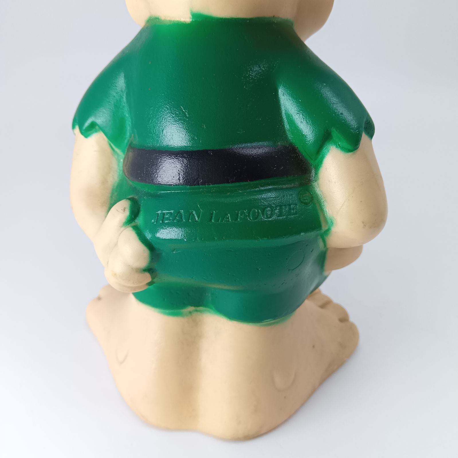 激レア 1970's ジーンラフーテ ビンテージ 貯金箱 アドバタイジング 裏