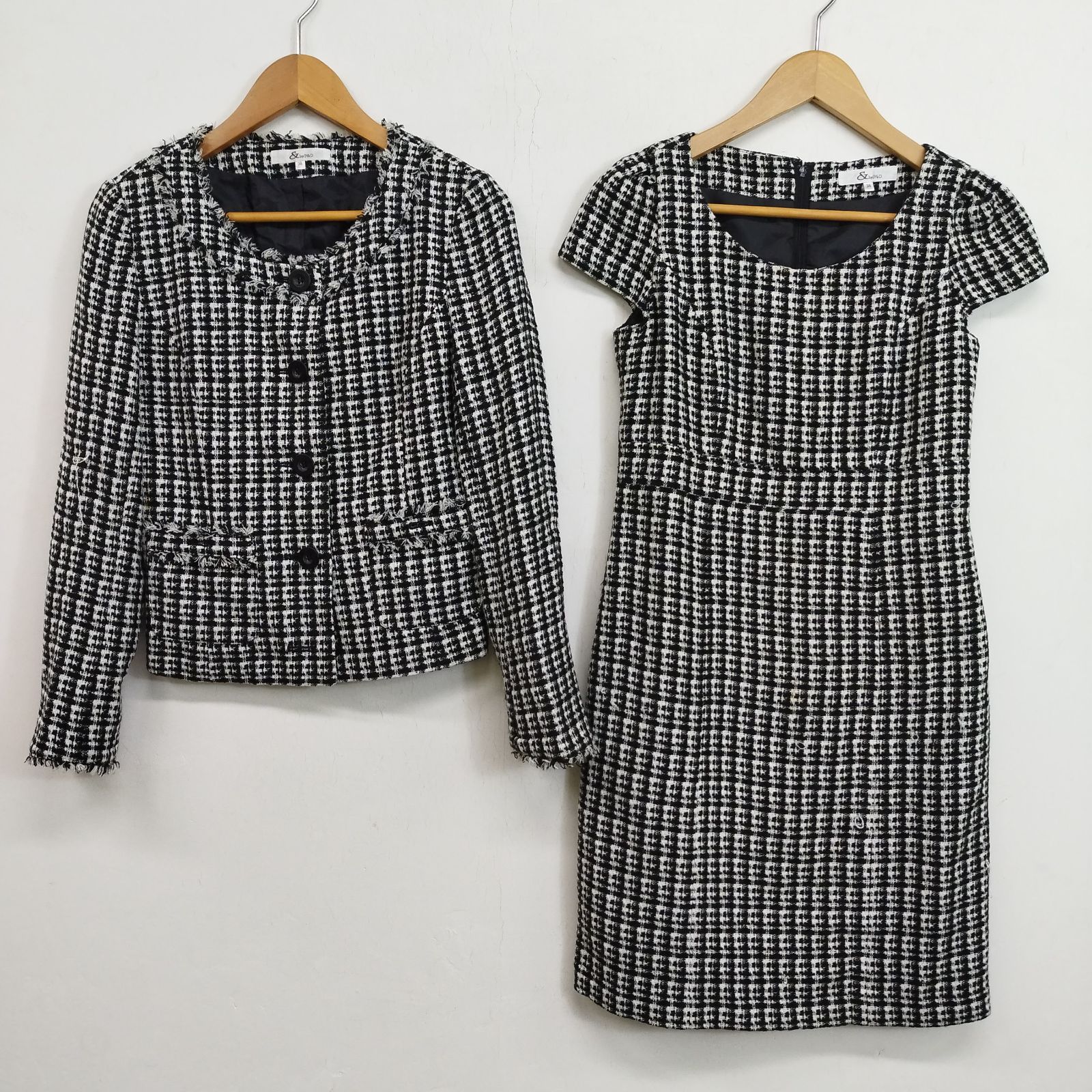 &byP&D ピンキーアンドダイアン ツイード セットアップ セットアップ