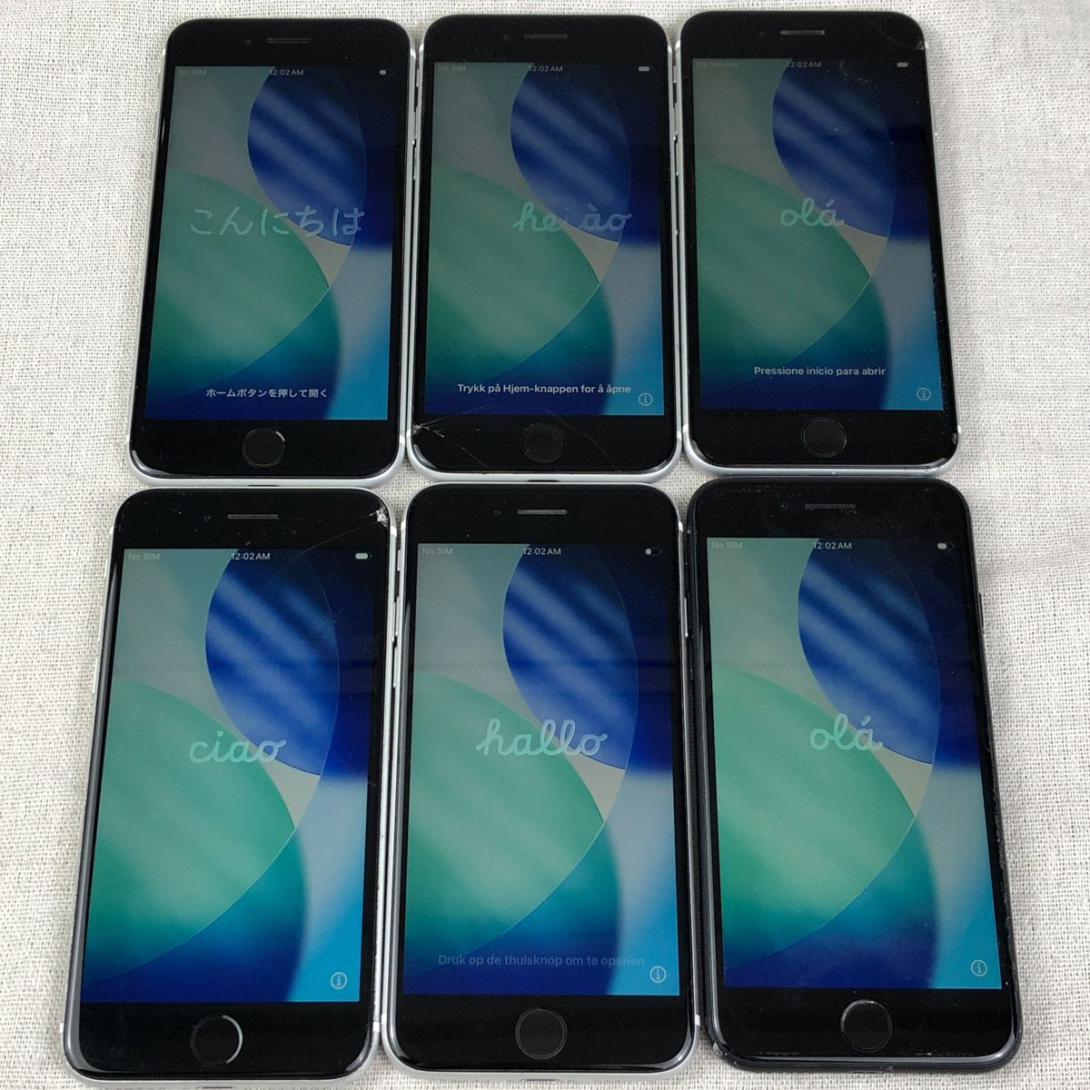 ◇ジャンク品・本体のみ◇【6点セット・SIMロックなし】Apple iPhone
