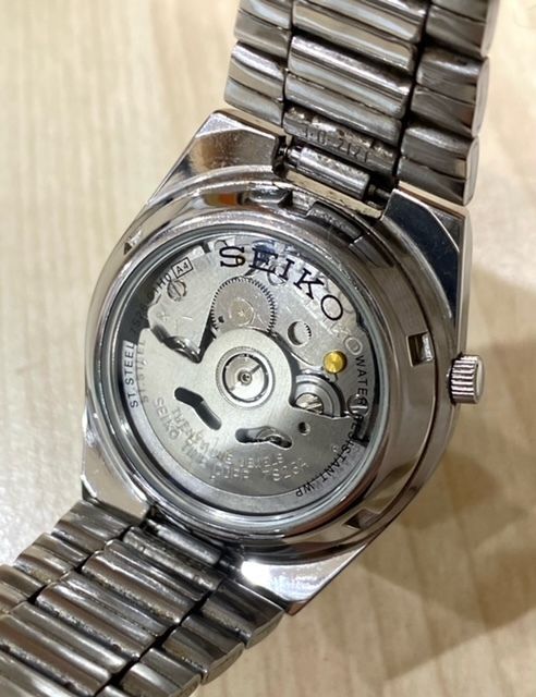 稼働品 SEIKO 5 セイコー 7S26-01V0 AT automatic 自動巻 オートマ 裏