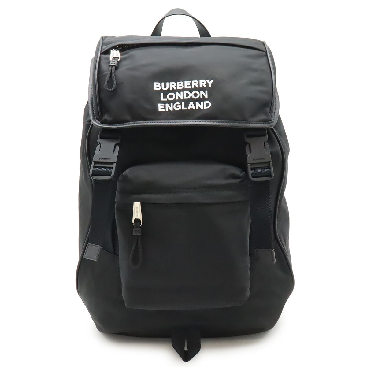 BURBERRY バーバリー ロゴプリント バックパック - リュック
