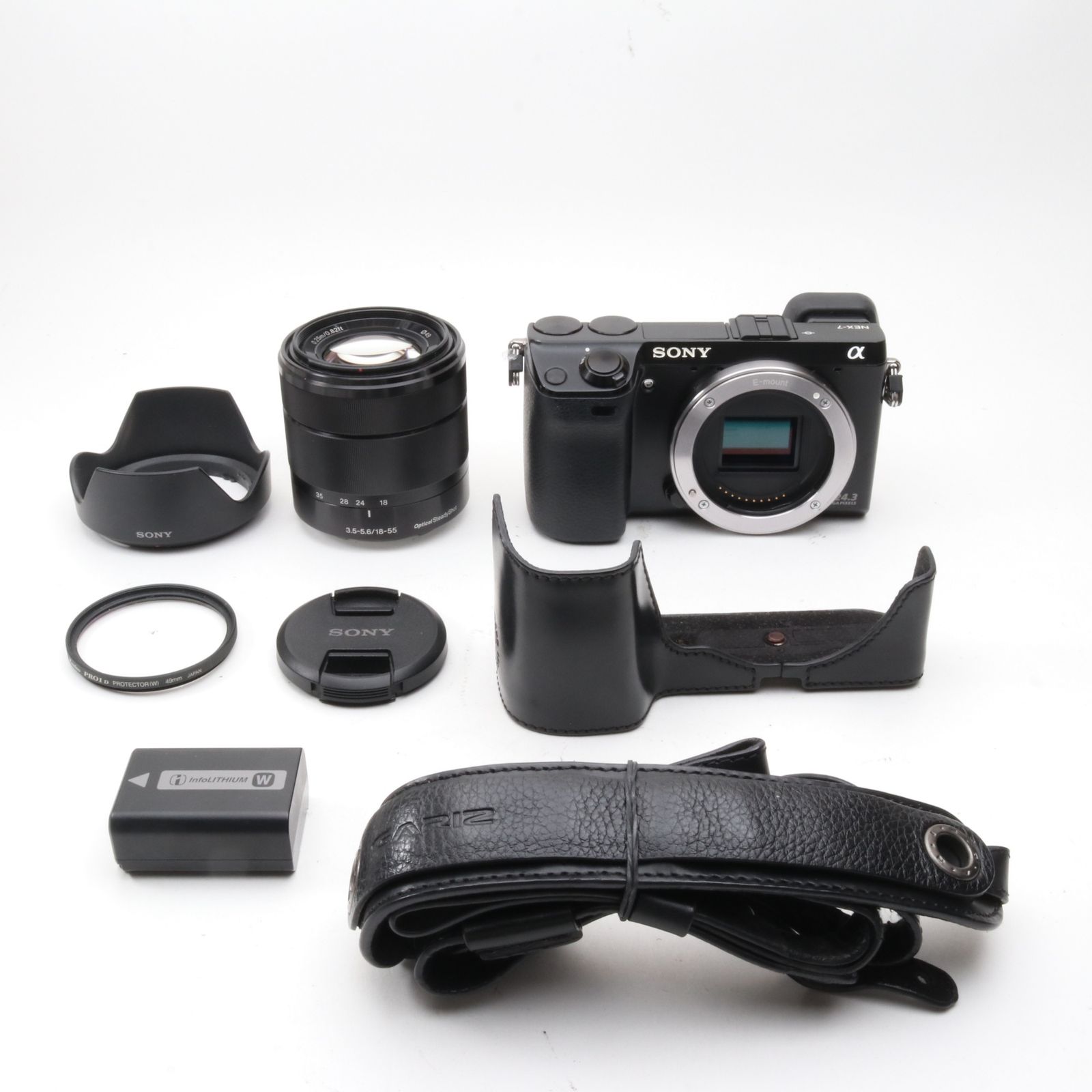 ソニー SONY ミラーレス一眼 α NEX-7 ズームレンズキット E18-55mm F3