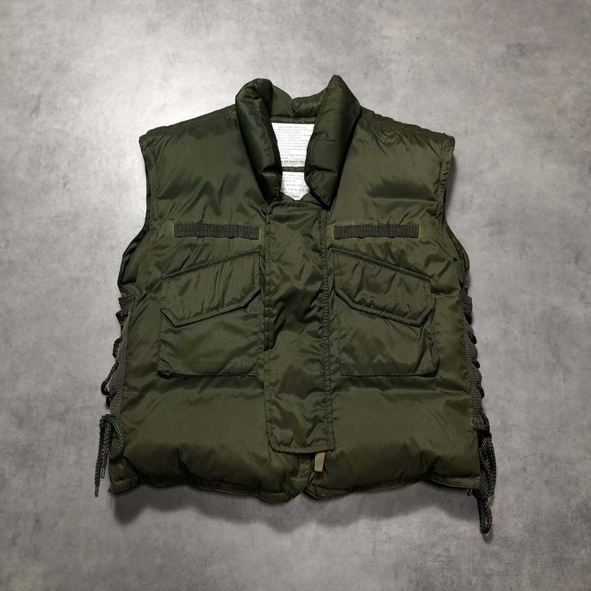 GQ4833◇HOUSTON US.ARMY◇ボディー・アーマーベスト/ダウンベスト/L 