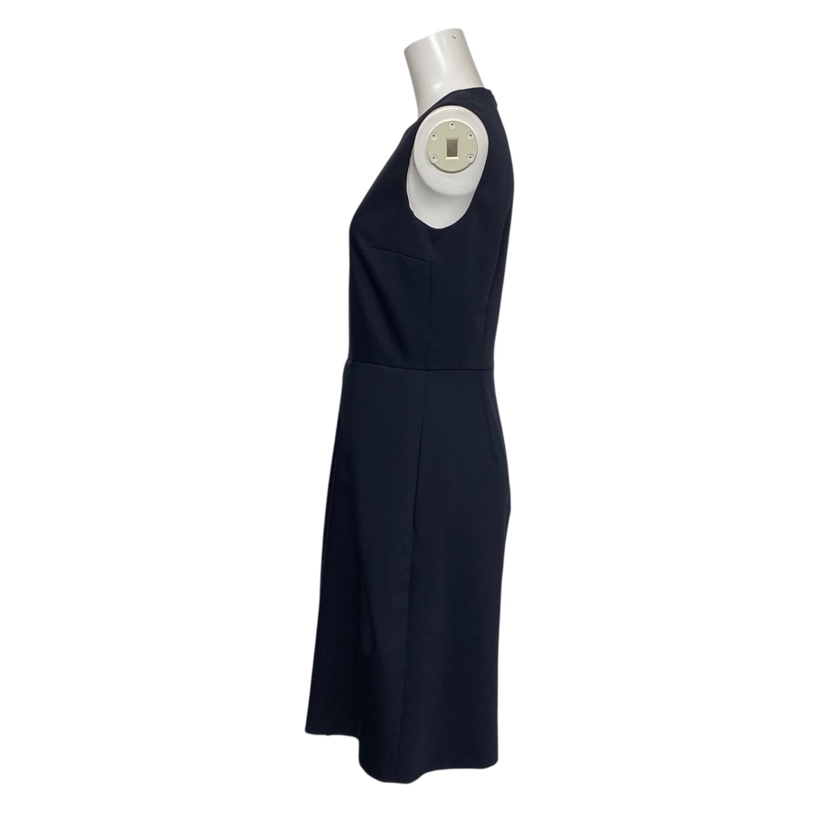 JIL SANDER　プリーツハーフスリーブワンピース ◇ ジルサンダーネイビー JIL SANDER NAVY プリーツワンピース 膝丈