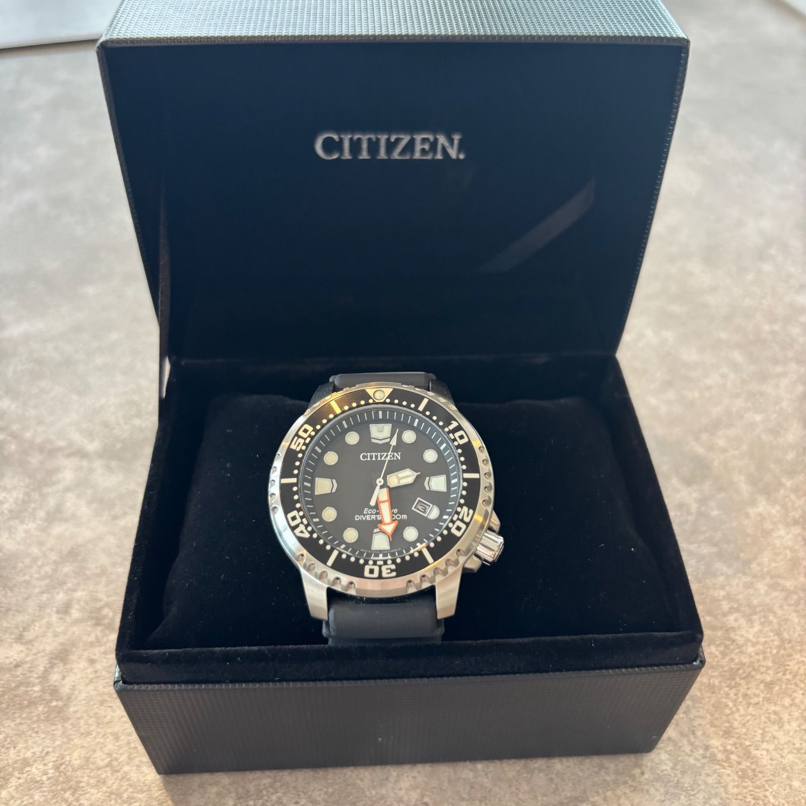 ☆ 【美品】CITIZEN シチズン Eco-Drive ダイバーズウォッチ 200m 防水 