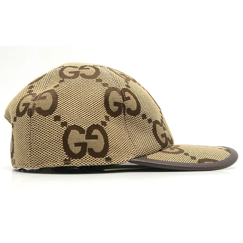 グッチ ジャンボGG ベースボールキャップ 681264 ベージュ/ブラウン