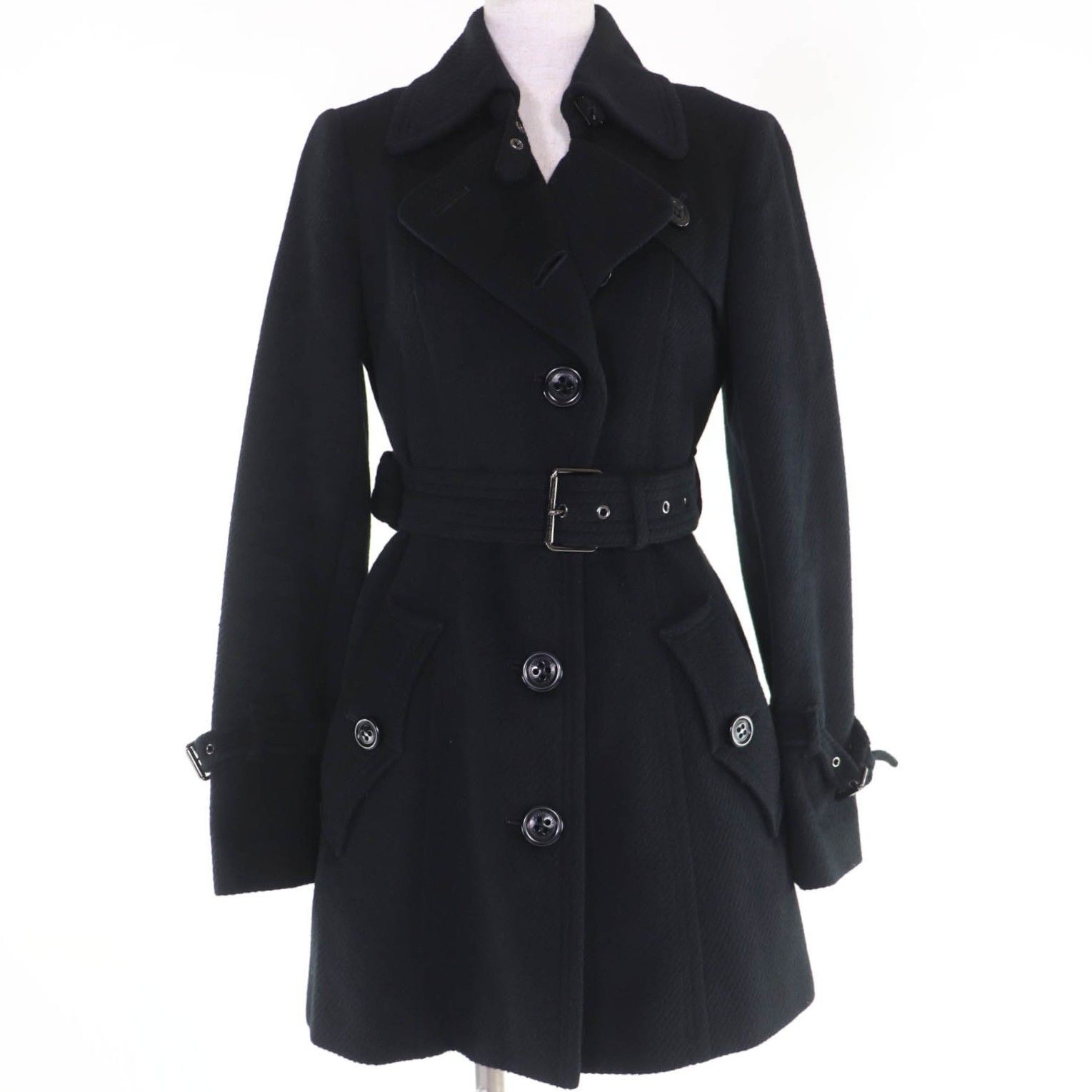 美品☆BURBERRY BLUE LABEL バーバリーブルーレーベル ウール アンゴラ