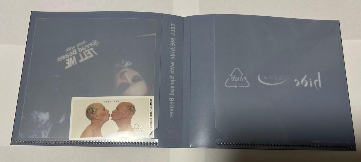 hide ヒデ X JAPAN くじ 2026 E賞 CDサイズ クリアファイル