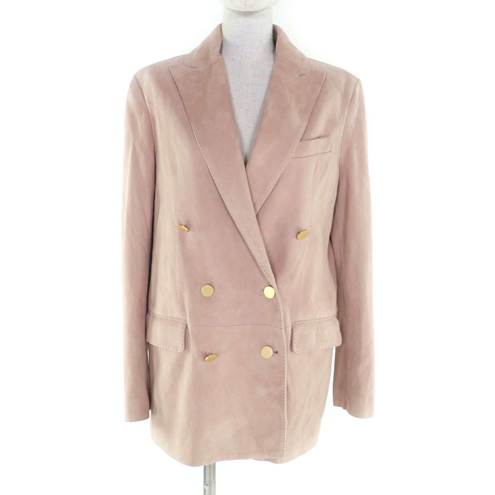 極美品☆TAGLIATORE タリアトーレ JOSIE ダブルブレスト ラムレザー