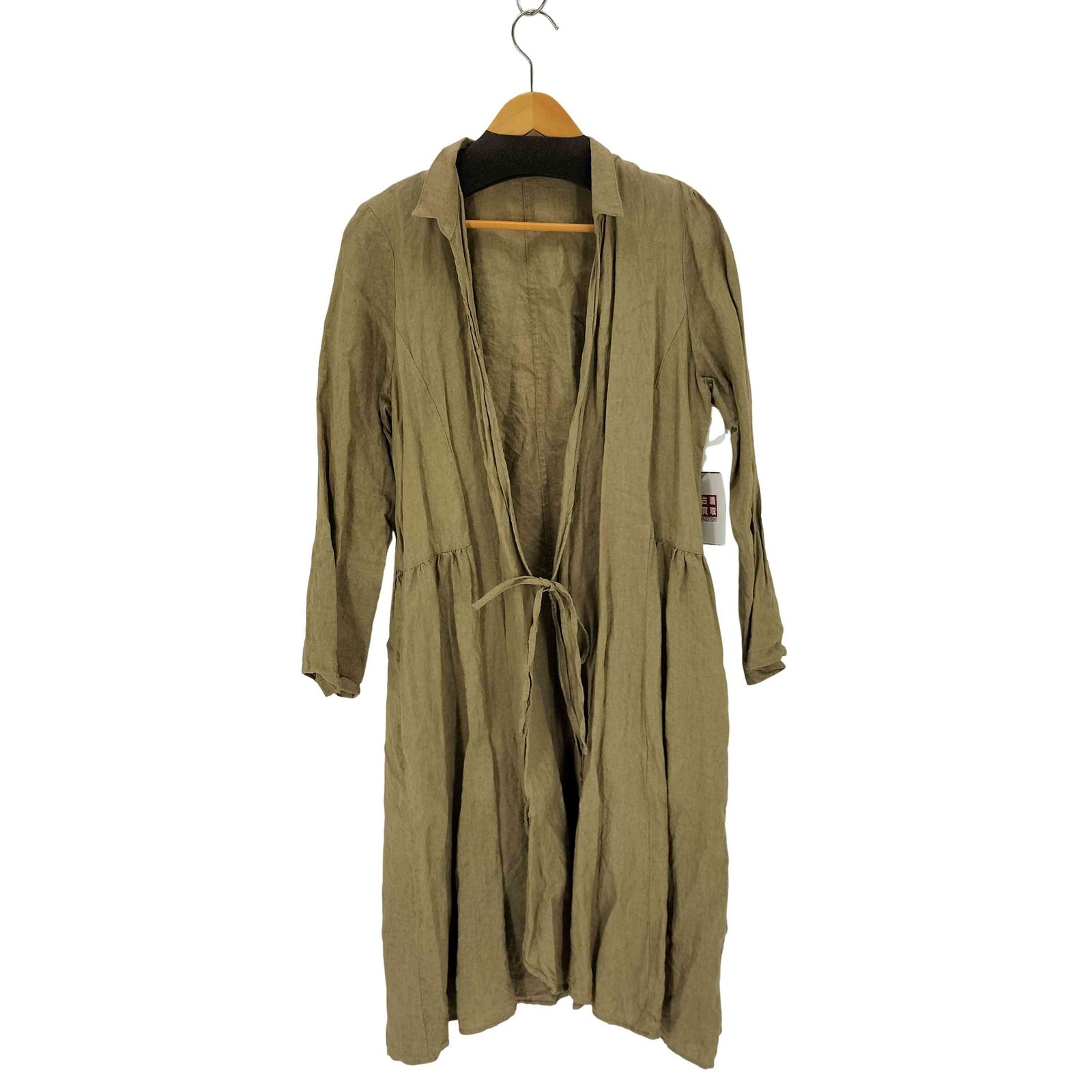 ネストローブ nest Robe リネン100% カシュクールワンピース