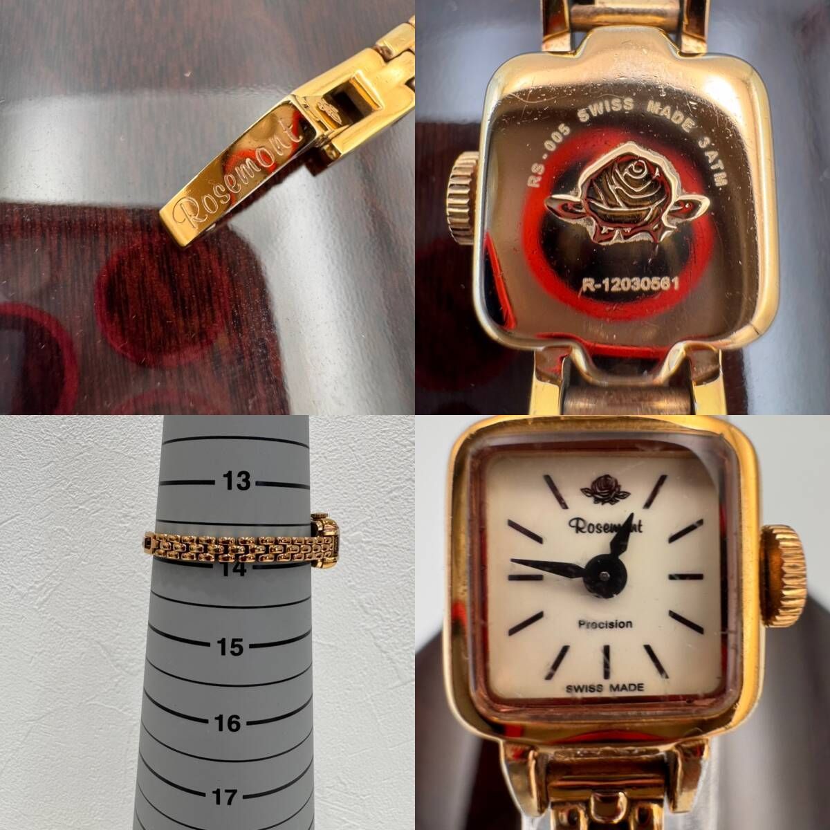 Rosemont ロゼモン 腕時計 レディース ゴールド アンティーク調 スイス