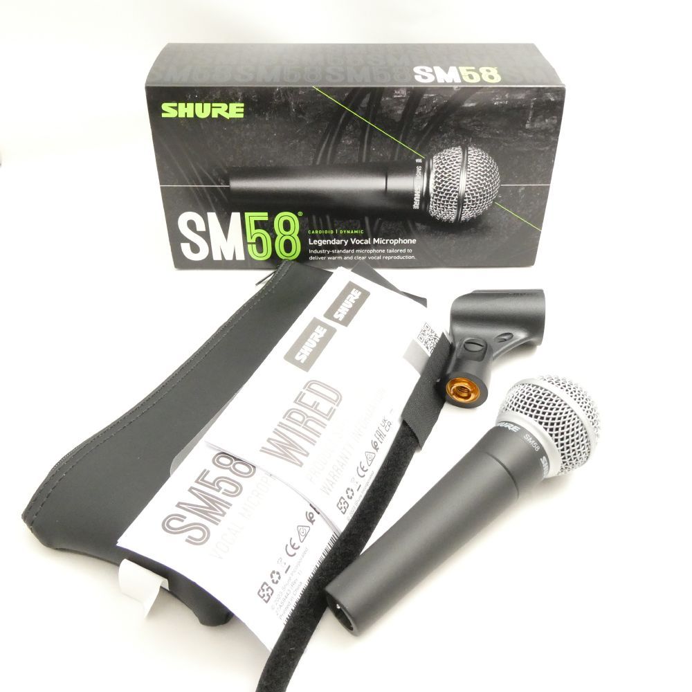 定番正規店 未開封品 SHURE シュアー SM58-LCE ダイナミックマイク
