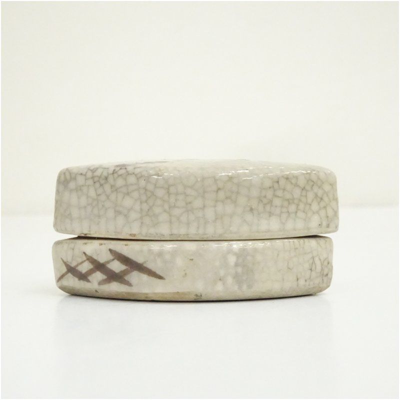 絵志野香合（保護箱） 茶道具 茶道 香道 香道具 おしゃれ かわいい