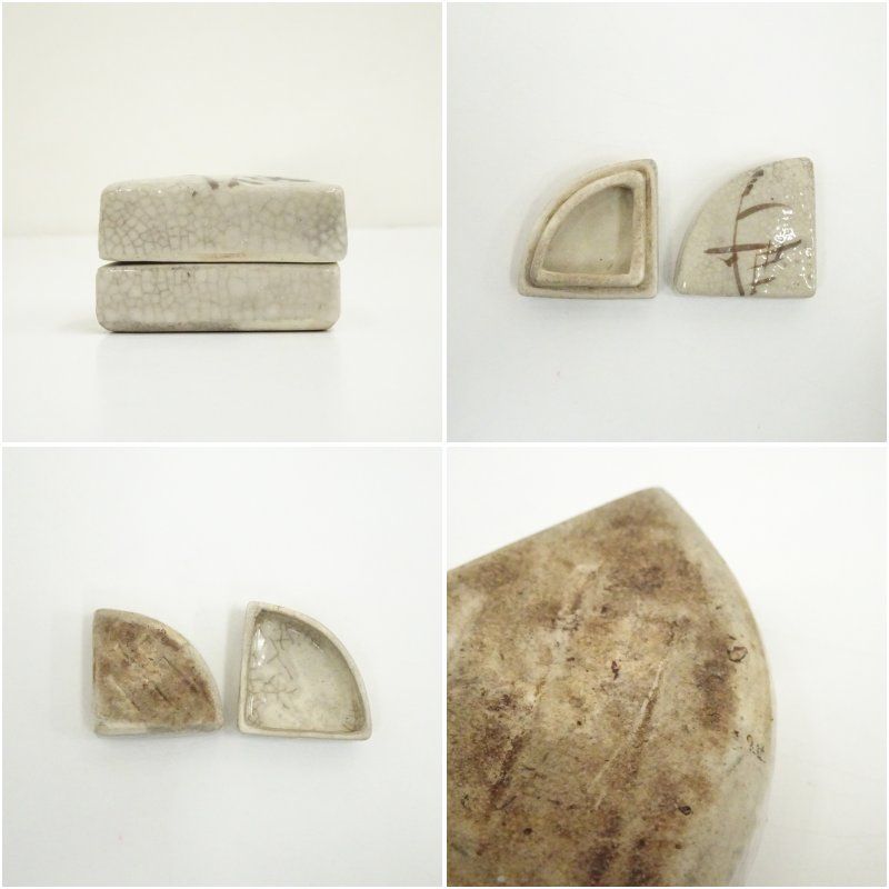 絵志野香合（保護箱） 茶道具 茶道 香道 香道具 おしゃれ かわいい