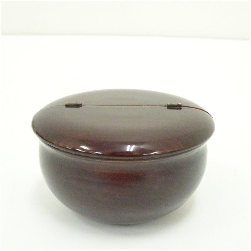 溜塗老松茶入 茶入れ 茶道 茶道具 おしゃれ 道具 濃茶 抹茶 骨董 茶器