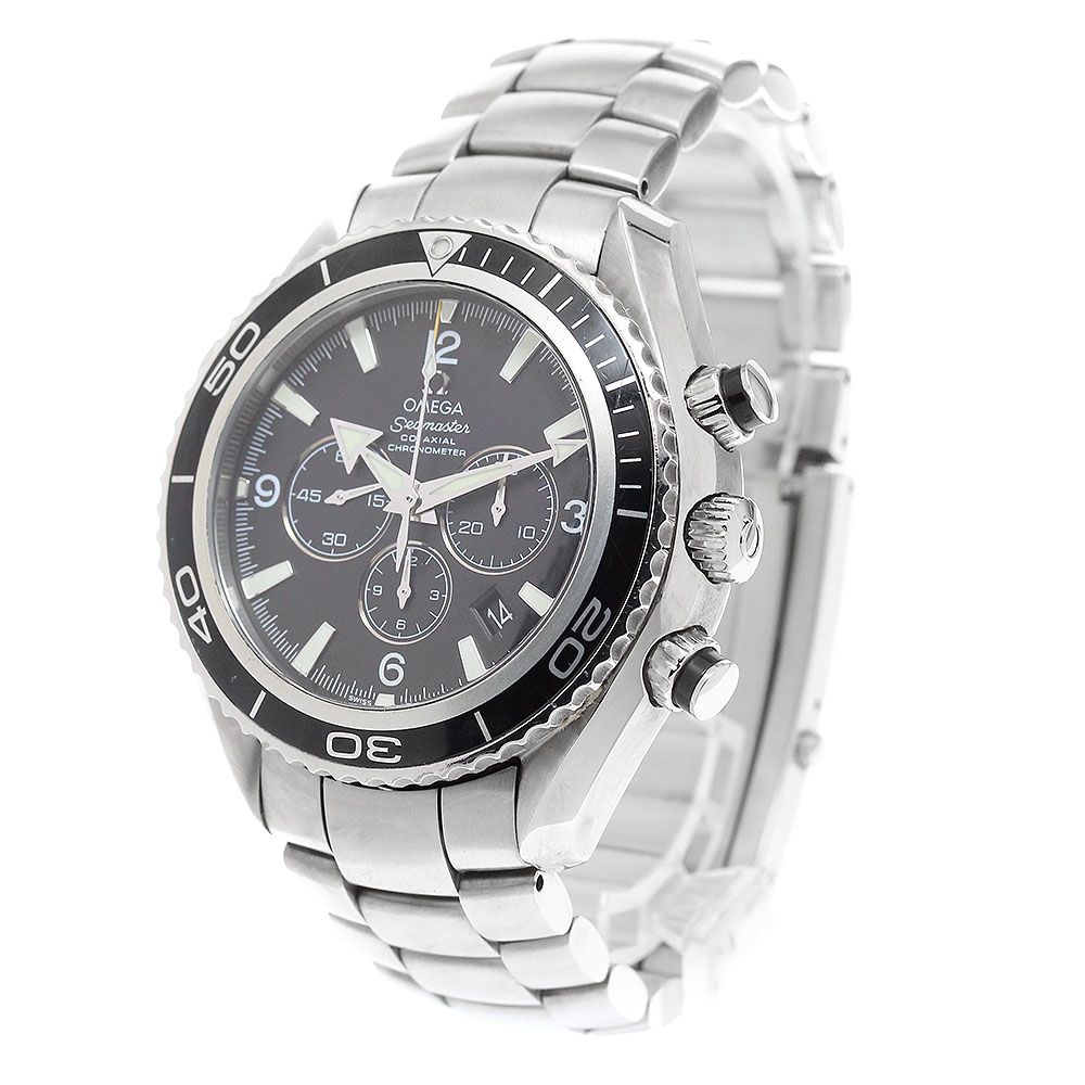  オメガ OMEGA 2210.50 シーマスター プラネットオーシャン クロノグラフ 自動巻き メンズ 保証書付き_914022 着回しアイテム 自動巻き時計 腕時計(アナログ)