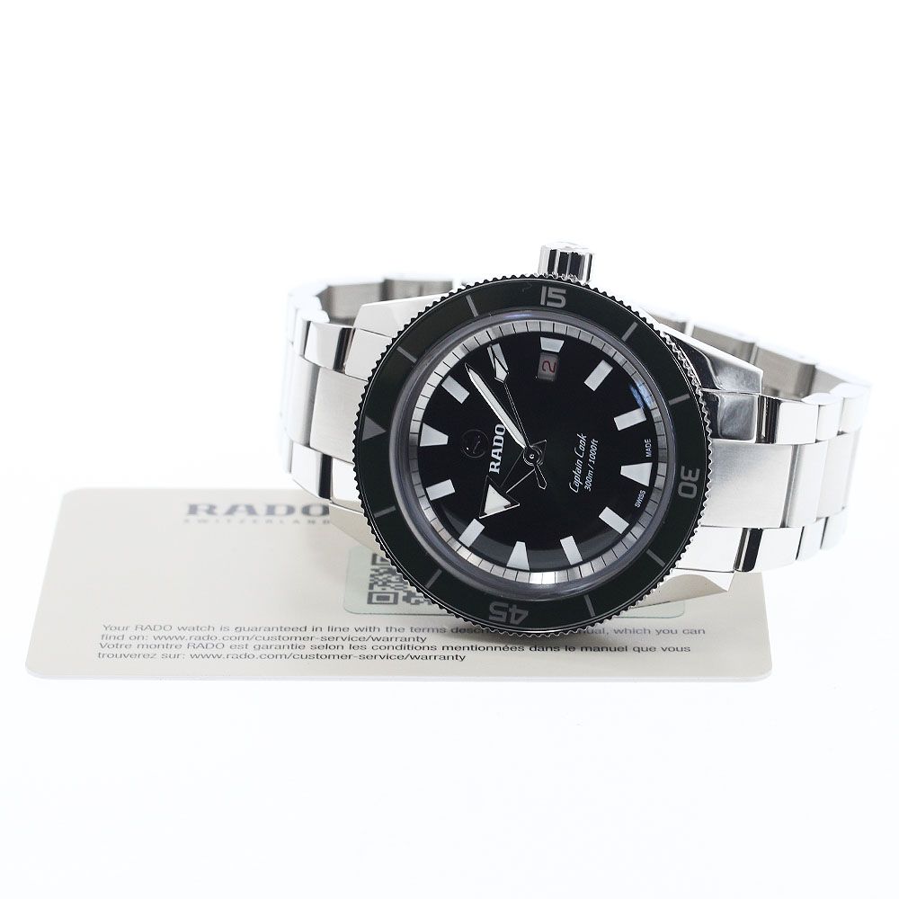  ラドー RADO R32105313 キャプテンクック オートマティック デイト 自動巻き メンズ 保証書付き_930870 男性向け 自動巻き時計 腕時計(アナログ)