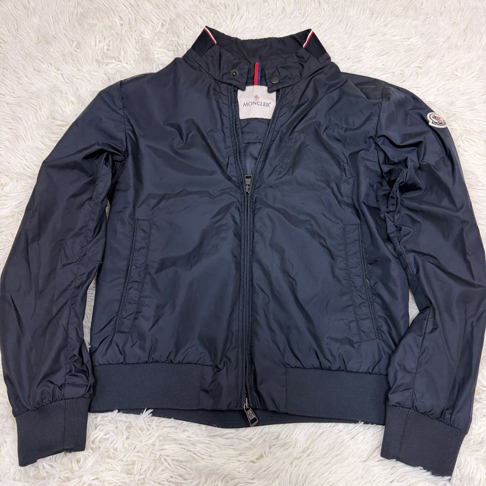 MONCLER モンクレール ジャンパー ナイロン ネイビー サイズ0