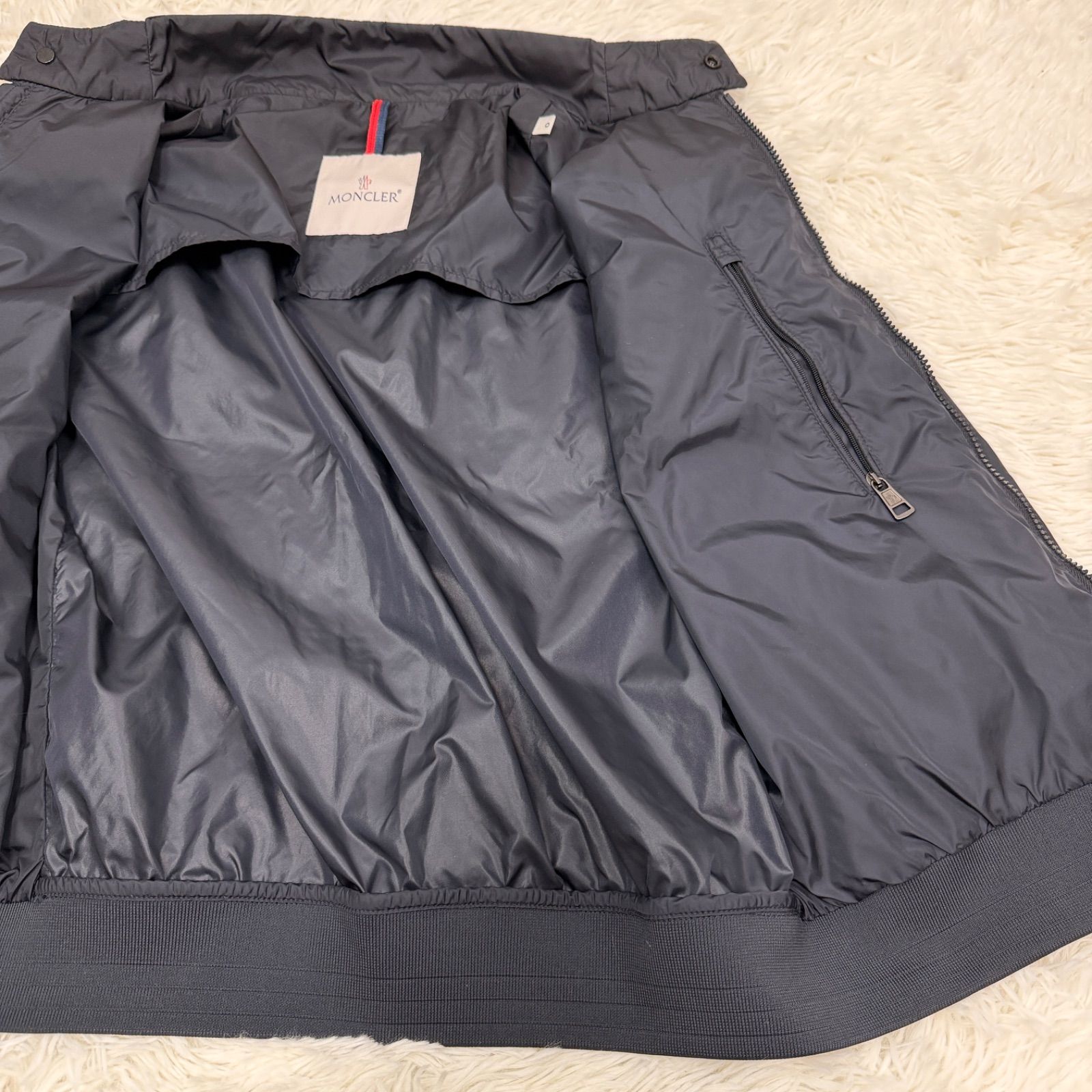 MONCLER モンクレール ジャンパー ナイロン ネイビー サイズ0 