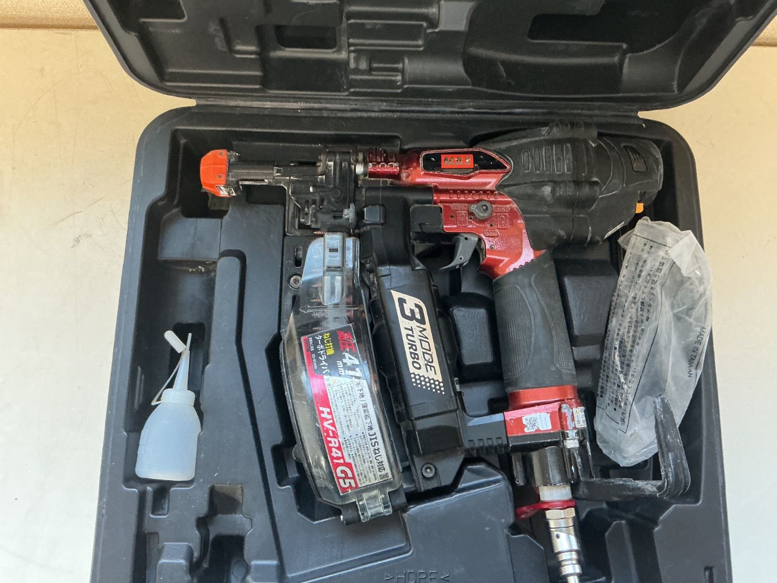 中古品）MAX41mm 高圧ターボドライバ HV-R415-G ね打機 インボイス対応